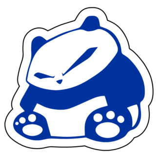 JDM Panda Sticker (Blue)